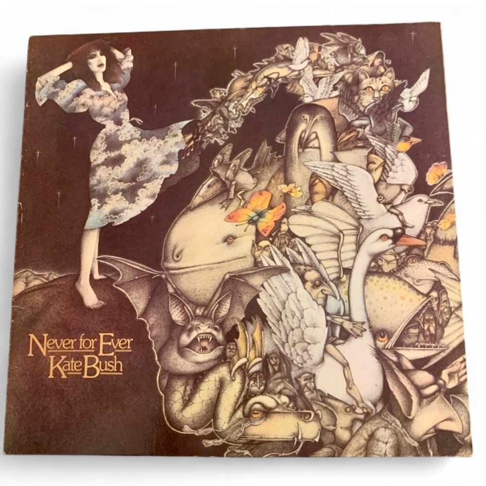 ⚡️SALE⚡️1980 Original KATE BUSH Never For Ever LP Vinyl Record Vintage